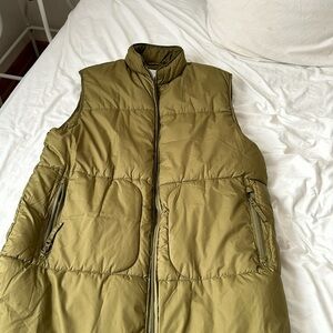 H&M long puffer vest
